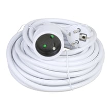 Rallonge Électrique 10m – 3500W 220-240V | Blanche Intérieur
