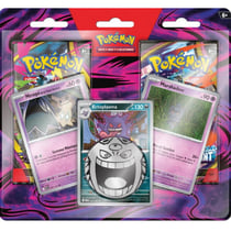 Pokemon coffret duopack 2 boosters de 10 cartes a collectionner + carte mimiqui, ectoplasma, marshadow - ASMODEE