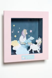 Vitrine en bois 15 x 15 cm