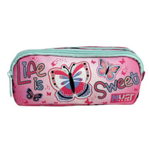 Trousse rectangulaire Papillons Life is Sweet Must 21 CM - 2 compartiments