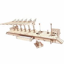 Perron de gare - Puzzle 3d Mécanique en bois - Ugears 70013