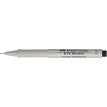 Lot de 10 feutres calibrés permanents - FABER-CASTELL - pointe 0,3 mm - ECCO PIGMENT - noir