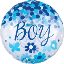 Ballon Géant Confetti Oh Baby Boy !