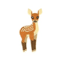 Ecusson thermocollant biche debout 2,8cm x 5cm
