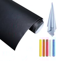 Tableau Adhésif Noir en Rouleau 60 cm x 200 cm pour Craie