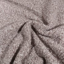 Tissu Bouclettes uni Gris chiné