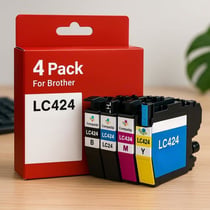 Pack de  Cartouches Compatibles BROTHER LC424 pour Imprimantes DCP J1200W