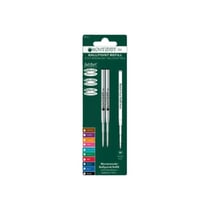 Blister 2 recharges billes bleu pointe moyenne compatible avec Montblanc Bleu CARPENTRAS SIGN