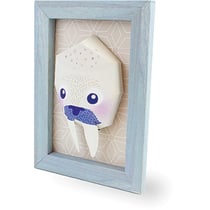 Affiche Mini Trophée Morse en Papier 3D à Construire