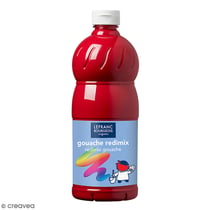 Gouache liquide Lefranc Bourgois Redimix - 1L - Rouge carmin