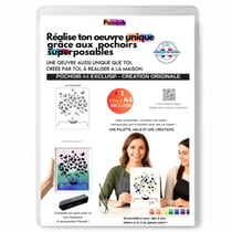 Peinture aux pochoirs Panash débutant enfants et adultes - Papillon en 1 pochoir