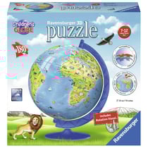 Puzzle 3D Ravensburger Globus 180 pièces, globe de 20 cm multicolore