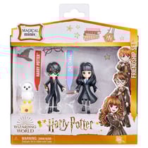 Pack amitié figurines magical minis harry potter : harry potter, cho chang, hedwig - wizarding world - spin master - 20133240