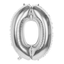 Ballon Géant Argent Chiffe 0 - 86 cm
