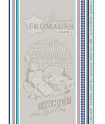Torchon coton jacquard camembert 70x50 camembert