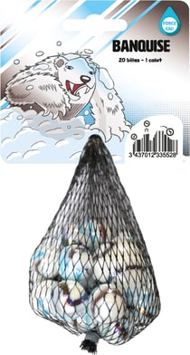 20 billes avec 1 calot Banquise - Cofalu