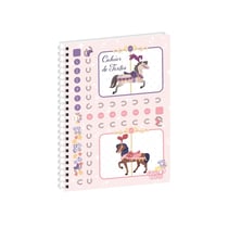 CAHIER DE TEXTES SPIRALÉ FR Louise & Arthur - 15x21 cm - Journalier