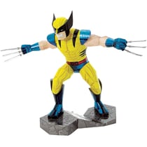MetalEarth: MARVEL/WOLVERINE 12,2x9,9x11,9cm, maquette 3D en métal avec 3,5 feuilles, sur carte 12x17cm, 14+