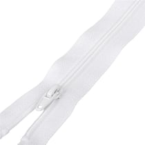 Fermeture sport séparable maille spirale - blanc