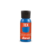 Peinture pour tissus - Bleu clair - Opaque - Peinture à l'eau - Tex - Darwi - 50ml