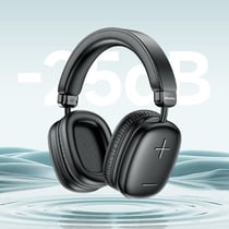 Casque Bluetooth Wireless V5.4 Hi-Fi Stéréo Autonomie 25H Noir YONIS