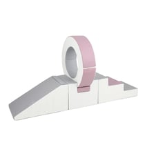 Ensemble de 7 blocs cerceau blanc gris violet - Velinda
