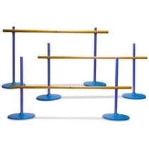 Set 3 haies d'entrainement et limbo - saut de haies - bs toys - ga387 - jeu sport plein air