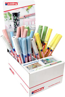 Edding Lot de 25 marqueurs peinture pastel 751 Dis.