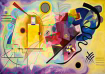 Puzzle 1000 pièces - Kandinsky - Jaune, Rouge, Bleu, 1925 - Bluebird Puzzle