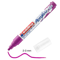 Marqueur Acrylic Edding 5100 - Pointe Moyenne - Magenta