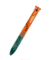 Click and clack - stylo bicolore Tigre