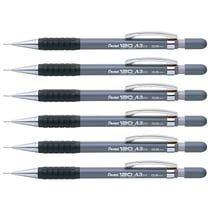 Lot 6 Porte-mine PENTEL Hi-Graph A315 - Corps plastique gris - Pointe 0,5 mm