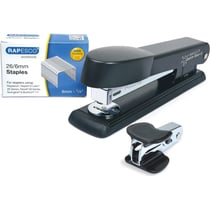 Coffret agrafage - Agrafeuse + ôte agrafes + boîte agrafes 26/6 mm - Rapesco