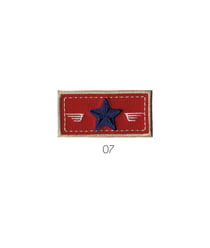 Ecussons Thermocollant Performance Rectangle 5,7 X 2,9 Cm - Mediac rouge
