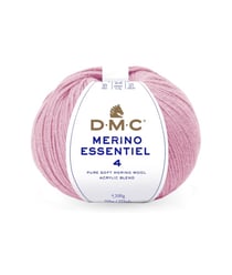 Pelote de laine Merino Essentiel 4 - DMC - Certifié Oeko-Tex 883 Rose