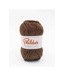 Fil coton à tricoter PHIL COTON 3 - Phildar - PPSC - certifié Oeko-Tex Chocolat Marron