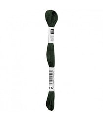 Fil à broder mouliné Uni - Rico Design 197 Vert