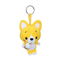 Peluche - Peluche Little Corgi Cuties 12 cm : Porte-clés Corgi - Bubble Tea