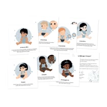 Cartes bébé signe - mes émotions - L'Atelier Gigogne