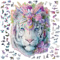 Wooden City Puzzle: MYSTIC TIGER 505/80, en bois, 8+