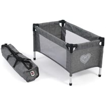 Lit parapluie jeans gris poupée - bayer chic 2000 - 65276 - accessoire poupon