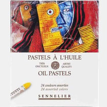 Boite De Pastels À L'Huile 24 Couleurs Sennelier