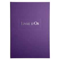 Livre d'or 1M 297x210 - Violet - Le Dauphin