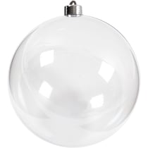 Boule à décorer, d 15,6 cm, transparent, 1 pièce