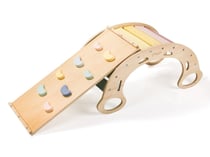 Balançoire Montessori 5en1 + planche 2en1 pastel