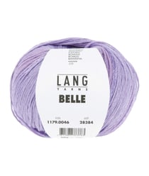 Pelote de Coton à tricoter et crocheter BELLE - Lang Yarns 46 Violet