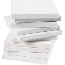 Entoilé, P: 1,6 cm, dim. 20x20 cm, 280 gr, blanc, 80 pièces/ 1 Pq.