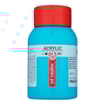 Peinture acrylique - Vert Turquoise - 661 - Pot de 750 ml - Talens Art Creation