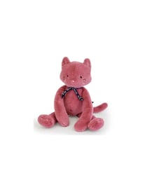 Chat Meloe 37 cm – Couleur poudre de rose MA0199 - Maïlou Tradition - Rouge