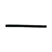 Bobine 50m queue de rat tubulaire polyester 5mm Noir